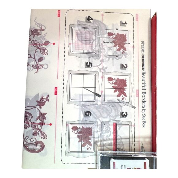 Studio Bernina Beautiful Borders Sue Box Embroidery Design Collection Number 127 - Picture 11 of 12